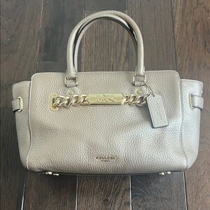 Coach Mini Blake Carryall 25 In Metallic Rose Gold